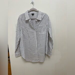 Torrid Drop Shoulder Button Down Shirt